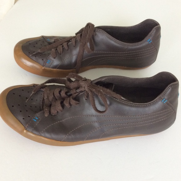 Men’s Puma Brown Sneaker Size 10 - Picture 2 of 8